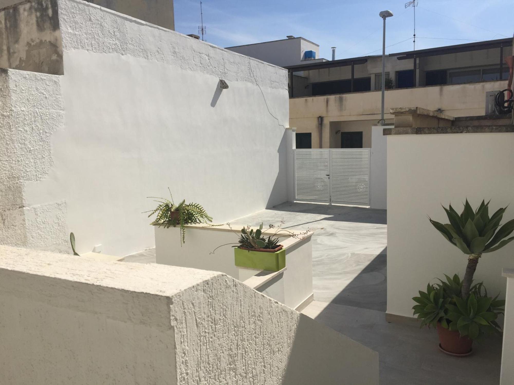 Casa Sul Mare - Wifi Free - Parcheggio Privato Daire San Foca Dış mekan fotoğraf