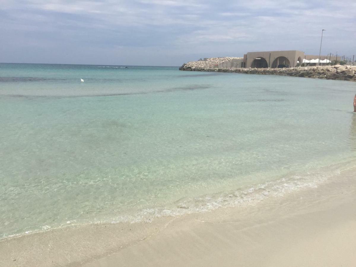 Casa Sul Mare - Wifi Free - Parcheggio Privato Daire San Foca Dış mekan fotoğraf